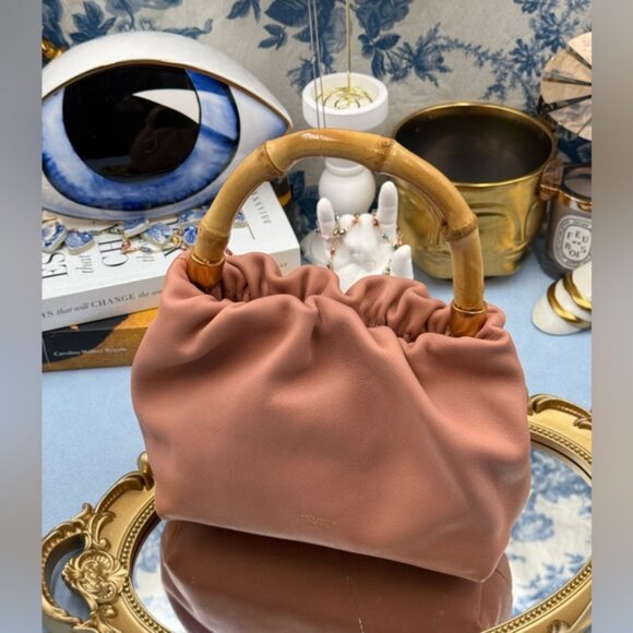 🆕 OROTON 🧿 NWOT Gretel Mini Top Handle, Rosewood Pink - Picture 14 of 16